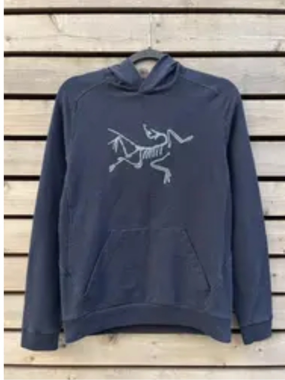 Arc’teryx Bird Logo Hoodie Sweatshirt dark grey  Size Large